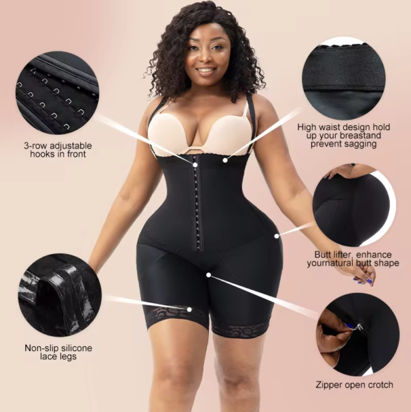 Sleek Silhouette Enhancer High-Waist Shaper Shorts - Image 6